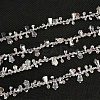 1 Roll Handmade Resin Teardrop Beaded Chains DIY-CN0003-52A-7
