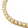 Clear Cubic Zirconia Tennis Bracelet BJEW-A132-02G-2