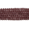 Imitate Austrian Crystal Frosted Glass Beads Strands EGLA-A039-T6mm-MD05-1