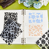 4Pcs 4 Styles Plastic Embossing Folders DIY-CP0008-86-3