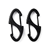 Zinc Alloy Double Snap Hook Spring Keychain Clasps FIND-WH0155-013EB-1