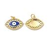 Brass Micro Pave Cubic Zirconia Pendants KK-E068-VB081-1-1