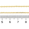 Brass Cable Chains Necklace for Women NJEW-P265-42G-3
