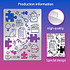 Stainless Steel Cutting Dies Stencils DIY-WH0289-049-3