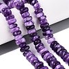 Dyed Natural Quartz Beads Strands G-N359-16A-07-1