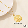 Stainless Steel Trinity Knot Pendant Necklaces NZ8633-10-1