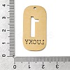 304 Stainless Steel Pendants STAS-D200-02B-G-3