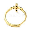Brass with Cubic Zirconia Adjustable Rings RJEW-Z017-04G-3