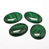 Oval Natural Malachite Cabochons G-O147-03J-1
