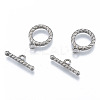 304 Stainless Steel Toggle Clasps STAS-N092-186-3