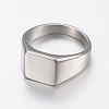 Tarnish Resistant 304 Stainless Steel Finger Rings RJEW-H125-22P-2