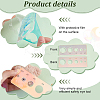 Acrylic Measuring Tool for Doll Craft Eyes TOOL-WH0155-110A-01-4
