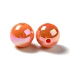 UV Plating Rainbow Iridescent Acrylic Beads X-PACR-D070-01L-3