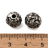 Retro Rondelle Skull 316 Stainless Steel European Large Hole Beads STAS-F072-05-01-3