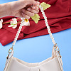 8Pcs 8 Styles White Acrylic Round Beads Bag Handles FIND-TA0001-39-6