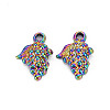 Autumn Theme Rainbow Color Alloy Pendants PALLOY-S180-259-NR-2