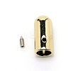 Zinc Alloy Cord Ends PALLOY-WH0092-19G-1