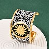 304 Stainless Steel Cuff Bangles for Women BJEW-K285-01B-G-2