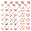 100Pcs Iron Ball Stud Earring Findings KK-UN0001-34-1
