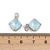 Brass Pave Cubic Zirconia Pendants KK-L240-07P-01-3