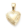 Brass Locket Pendants LS-KK-P199-15G-2