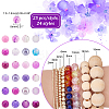   600Pcs 24 Style Transparent & Frosted & Painted & Crackle & Drawbench & Imitation Jade Glass Beads GLAA-PH0002-47C-2
