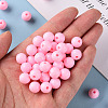 Opaque Acrylic Beads X-MACR-S370-C10mm-A01-5