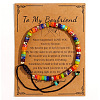 European and American Style Imperial Jasper Bracelet with Card AM5655-25-1