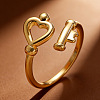 Brass Cuff Open Rings for Women WGE04FF-01-2