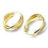Rack Plating Brass Hoop Earrings EJEW-D055-20G-2