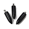 Synthetic Blue Goldstone Pointed Pendants G-F820-12D-1