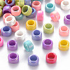 Opaque Acrylic European Beads X-TACR-S153-41I-1