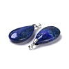 Natural Lapis Lazuli Pendants G-D084-01P-B01-3