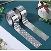 Holographic Laser Shining Bopp PET Plastic Scrapbook Decorative Adhesive Tapes AJEW-WH20010-47A-01-4