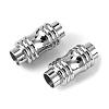 Tarnish Resistant 304 Stainless Steel Magnetic Clasps with Glue-in Ends STAS-E049-7-3