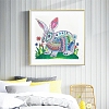 DIY Square Rabbit Theme Diamond Painting Kits DIAM-PW0004-024-2