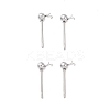 Non-Tarnish 304 Stainless Steel Ball Post Stud Earring Findings LS-STAS-Z035-03P-1