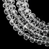 Transparent Glass Beads Strands GLAA-P076-01A-09-3