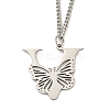 201 Stainless Steel Necklaces NJEW-Q336-01V-P-1