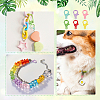 60Pcs 6 Colors Spray Painted Eco-Friendly Alloy Lobster Claw Clasps FIND-PH0004-93-5