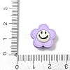 Spray Painted Alloy Beads PALLOY-S038-14C-3