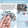 623Pcs 7 Style Glass Bugle Beads SEED-PH0002-12-4