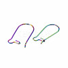304 Stainless Steel Hoop Earrings Findings Kidney Ear Wires LS-X-STAS-N098-006-4