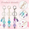DIY Beadable Keychain Bar Making Kit DIY-PH0017-37-4