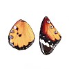Epoxy Resin Butterfly Wing Pendants RESI-T057-86C-1