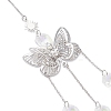 Butterfly Brass Hanging Suncatchers HJEW-JM04249-4