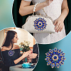 1Pc Flower Glass Rhinestone Cabochons Ornamenets Accessories FIND-FG0004-33B-5
