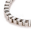 Tarnish Resistant Men's Box Chain Necklaces 304 Stainless Steel Necklaces LS-NJEW-507L-4-2