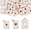 30Pcs 3 Styles Alloy Enamel Pendants ENAM-YW0004-97A-1