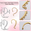 32Pcs 4 Styles Alloy Ear Cuff Findings FIND-SC0009-13-2